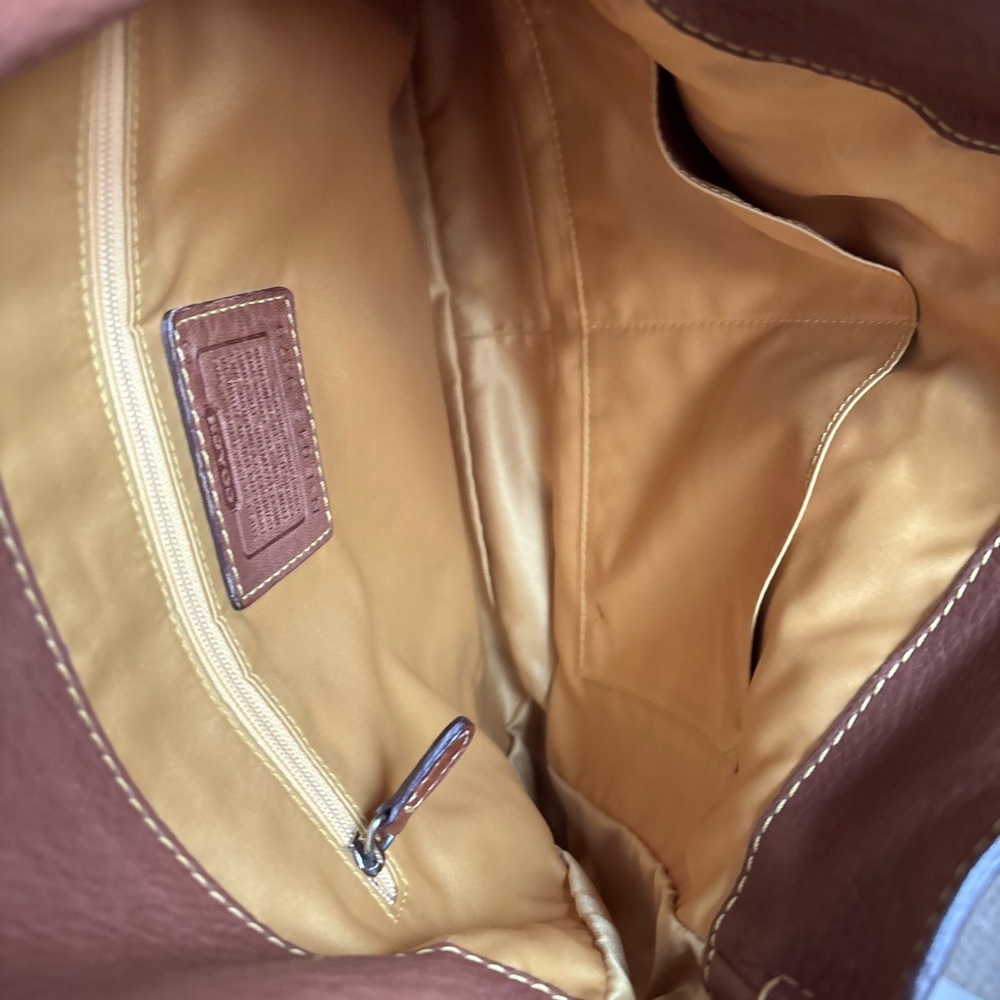 Rare Vintage Coach Chelsea Leather Hobo Handbag Vtg 2004 Y2K - Picture 3 of 13